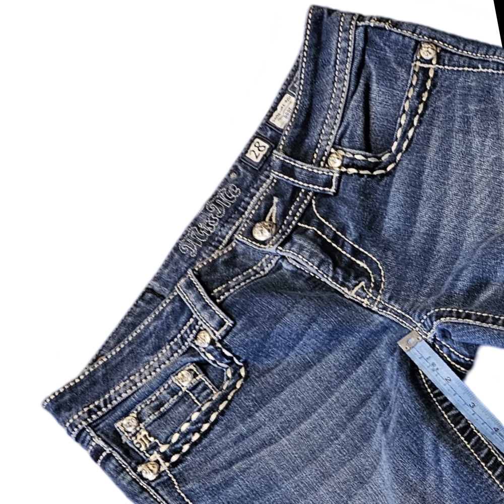 Miss Me Embellished Blue Jeans - Picture 3 of 7